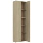 Armario de oficina contrachapado color roble 60x32x190 cm de vidaXL, Armarios archivadores - Ref: Foro24-800300, Precio: 136,...