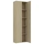 Büroschrank aus eichenfarbenem Sperrholz, 60 x 32 x 190 cm von vidaXL, Aktenschränke - Ref: Foro24-800300, Preis: 153,28 €, R...