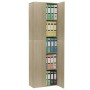 Büroschrank aus eichenfarbenem Sperrholz, 60 x 32 x 190 cm von vidaXL, Aktenschränke - Ref: Foro24-800300, Preis: 131,77 €, R...