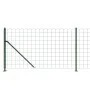 Green 0.8x10 m wire with tie-wrap. by , fence panels - Ref: Foro24-154176, Price: 56,62 €, Discount: %