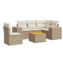 Garden sofa set with 6-piece synthetic rattan beige cushions by , Garden sets - Ref: Foro24-3225449, Price: 414,07 €, Discoun...