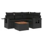 5-piece garden furniture set with black synthetic rattan cushions by , Garden sets - Ref: Foro24-3256874, Price: 367,25 €, Di...