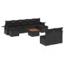 Garden sofa set 10 pieces with black synthetic rattan cushions by , Garden sets - Ref: Foro24-3257091, Price: 595,74 €, Disco...