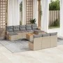 Set Gartensofas mit beigen Kissen Mix 11 Stück PE Rattan von , Gartensets - Ref: Foro24-3257102, Preis: 630,11 €, Rabatt: %
