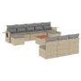 Set Gartensofas mit beigen Kissen Mix 11 Stück PE Rattan von , Gartensets - Ref: Foro24-3257102, Preis: 630,11 €, Rabatt: %