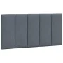 Cabecero de cama acolchado terciopelo gris oscuro 100 cm de , Cabeceros y pies de cama - Ref: Foro24-374656, Precio: 35,74 €,...