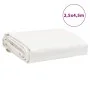 White canvas 2.5x4.5 m 650 g/m² by , Waterproof tarpaulins - Ref: Foro24-156069, Price: 75,73 €, Discount: %