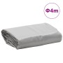 Gray tarpaulin Ø 4 m 650 g/m² by , Waterproof tarpaulins - Ref: Foro24-156209, Price: 66,02 €, Discount: %