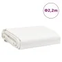 White canvas Ø 2.2 m 650 g/m² by , Waterproof tarpaulins - Ref: Foro24-156228, Price: 20,95 €, Discount: %
