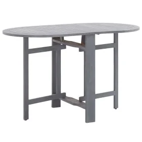 Gartentisch aus massivem Akazienholz grau 120x70x74 cm von vidaXL, Gartentische - Ref: Foro24-46325, Preis: 159,10 €, Rabatt: %