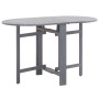 Mesa de jardín de madera maciza de acacia gris 120x70x74 cm de vidaXL, Mesas de jardín - Ref: Foro24-46325, Precio: 181,51 €,...