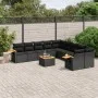 11-teiliges Gartensofa-Set und schwarze synthetische Rattankissen von , Gartensets - Ref: Foro24-3227196, Preis: 720,31 €, Ra...