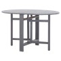 Mesa de jardín de madera maciza de acacia gris 120x70x74 cm de vidaXL, Mesas de jardín - Ref: Foro24-46325, Precio: 181,51 €,...