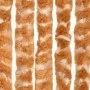 Ockerfarbener und weißer Chenille-Fliegenvorhang, 90 x 200 cm von , Moskitonetze für Fenster - Ref: Foro24-377400, Preis: 64,...