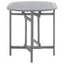 Mesa de jardín de madera maciza de acacia gris 120x70x74 cm de vidaXL, Mesas de jardín - Ref: Foro24-46325, Precio: 181,51 €,...