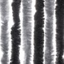 Cortina antimoscas chenilla gris y negro 90x200 cm