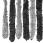 Gray and black chenille fly curtain 90x200 cm by , Mosquito nets for windows - Ref: Foro24-377327, Price: 63,84 €, Discount: %