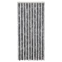 Grauer und schwarzer Chenille-Fliegenvorhang, 56 x 185 cm von , Moskitonetze für Fenster - Ref: Foro24-377325, Preis: 39,03 €...