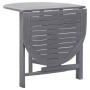 Mesa de jardín de madera maciza de acacia gris 120x70x74 cm de vidaXL, Mesas de jardín - Ref: Foro24-46325, Precio: 181,51 €,...