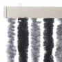 Gray and black chenille fly curtain 56x185 cm by , Mosquito nets for windows - Ref: Foro24-377325, Price: 38,21 €, Discount: %
