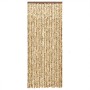 Beige-brauner Chenille-Fliegenschutzvorhang, 100 x 230 cm von , Moskitonetze für Fenster - Ref: Foro24-377390, Preis: 61,01 €...