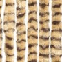 Beige-brauner Chenille-Fliegenschutzvorhang, 100 x 230 cm von , Moskitonetze für Fenster - Ref: Foro24-377390, Preis: 61,01 €...