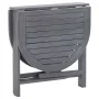 Gartentisch aus massivem Akazienholz grau 120x70x74 cm von vidaXL, Gartentische - Ref: Foro24-46325, Preis: 162,56 €, Rabatt: %