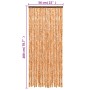 Cortina antimoscas chenilla ocre y blanco 56x200 cm de , Mosquiteras para ventanas - Ref: Foro24-377399, Precio: 34,61 €, Des...
