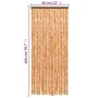 Cortina antimoscas chenilla ocre y blanco 56x200 cm de , Mosquiteras para ventanas - Ref: Foro24-377399, Precio: 37,67 €, Des...