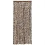Brauner und weißer Chenille-Fliegenvorhang, 90 x 200 cm von , Moskitonetze für Fenster - Ref: Foro24-377392, Preis: 59,08 €, ...