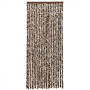Brauner und weißer Chenille-Fliegenvorhang, 90 x 200 cm von , Moskitonetze für Fenster - Ref: Foro24-377392, Preis: 59,74 €, ...