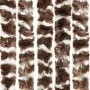 Brauner und weißer Chenille-Fliegenvorhang, 90 x 200 cm von , Moskitonetze für Fenster - Ref: Foro24-377392, Preis: 59,08 €, ...