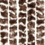 Brauner und weißer Chenille-Fliegenvorhang, 90 x 200 cm von , Moskitonetze für Fenster - Ref: Foro24-377392, Preis: 59,74 €, ...