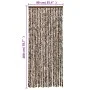 Brauner und weißer Chenille-Fliegenvorhang, 90 x 200 cm von , Moskitonetze für Fenster - Ref: Foro24-377392, Preis: 59,08 €, ...