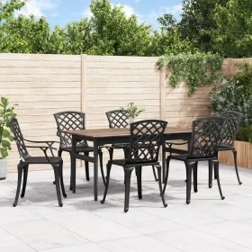 Gartenstühle 6 Stück, Gusseisen, schwarz von , Gartensets - Ref: Foro24-3216320, Preis: 713,63 €, Rabatt: %