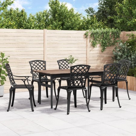 Gartenstühle 6 Stück, Gusseisen, schwarz von , Gartensets - Ref: Foro24-3216320, Preis: 740,82 €, Rabatt: %