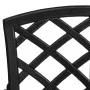 Sillas de jardín 6 unidades aluminio fundido negro de , Conjuntos de jardín - Ref: Foro24-3216320, Precio: 726,79 €, Descuent...