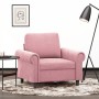 Rosa Samt-Sessel, 60 cm. von , Sofas - Ref: Foro24-359512, Preis: 177,74 €, Rabatt: %