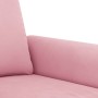 Rosa Samt-Sessel, 60 cm. von , Sofas - Ref: Foro24-359512, Preis: 177,74 €, Rabatt: %