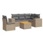 Juego de sofás jardín con cojines 6 pzas ratán sintético beige by , Garden sets - Ref: Foro24-3225450, Price: 384,49 €, Disco...