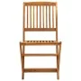 Folding garden chairs 4 units solid acacia wood by vidaXL, Garden chairs - Ref: Foro24-46340, Price: 190,54 €, Discount: %