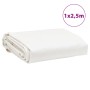 Weiße Plane 1x2,5 m 650 g/m² von , Wasserdichte Planen - Ref: Foro24-156066, Preis: 25,42 €, Rabatt: %