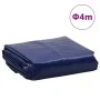 Lona azul Ø 4 m 650 g/m² by , Waterproof tarpaulins - Ref: Foro24-156225, Price: 74,14 €, Discount: %