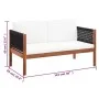 Garden furniture set 4 pieces solid acacia wood by vidaXL, Garden sets - Ref: Foro24-46343, Price: 325,65 €, Discount: %