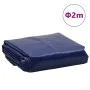 Lona azul Ø 2 m 650 g/m² by , Waterproof tarpaulins - Ref: Foro24-156219, Price: 26,05 €, Discount: %