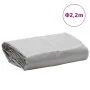 Graue Plane Ø 2,2 m 650 g/m² von , Wasserdichte Planen - Ref: Foro24-156204, Preis: 31,28 €, Rabatt: %