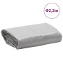 Graue Plane Ø 2,2 m 650 g/m² von , Wasserdichte Planen - Ref: Foro24-156204, Preis: 31,77 €, Rabatt: %