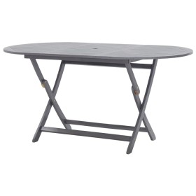 Folding garden table solid acacia wood 160x85x75 cm by vidaXL, Garden tables - Ref: Foro24-46332, Price: 189,24 €, Discount: %