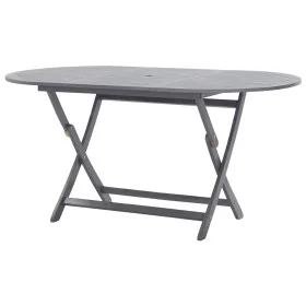 Folding garden table solid acacia wood 160x85x75 cm by vidaXL, Garden tables - Ref: Foro24-46332, Price: 162,32 €, Discount: %