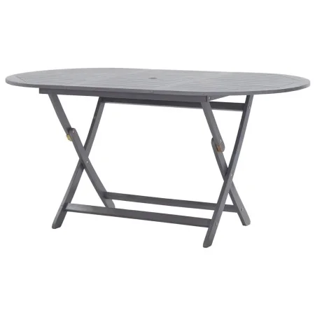 Mesa de jardín plegable madera maciza de acacia 160x85x75 cm de vidaXL, Mesas de jardín - Ref: Foro24-46332, Precio: 169,22 €...